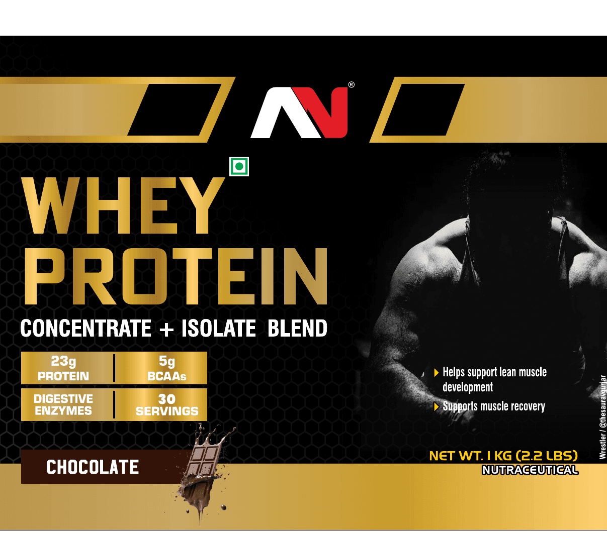 ADITYANUTRA PROFUEL WHEY ISOLATES — Centre Label